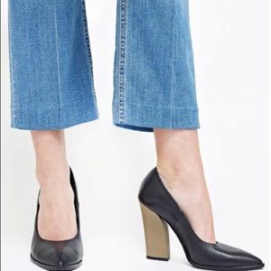 AVAVAV FIRENZE Italian Black Heel shoe Size 38